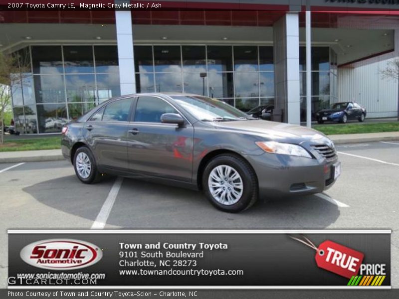 Magnetic Gray Metallic / Ash 2007 Toyota Camry LE