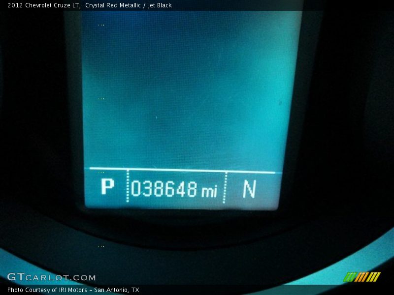 Crystal Red Metallic / Jet Black 2012 Chevrolet Cruze LT