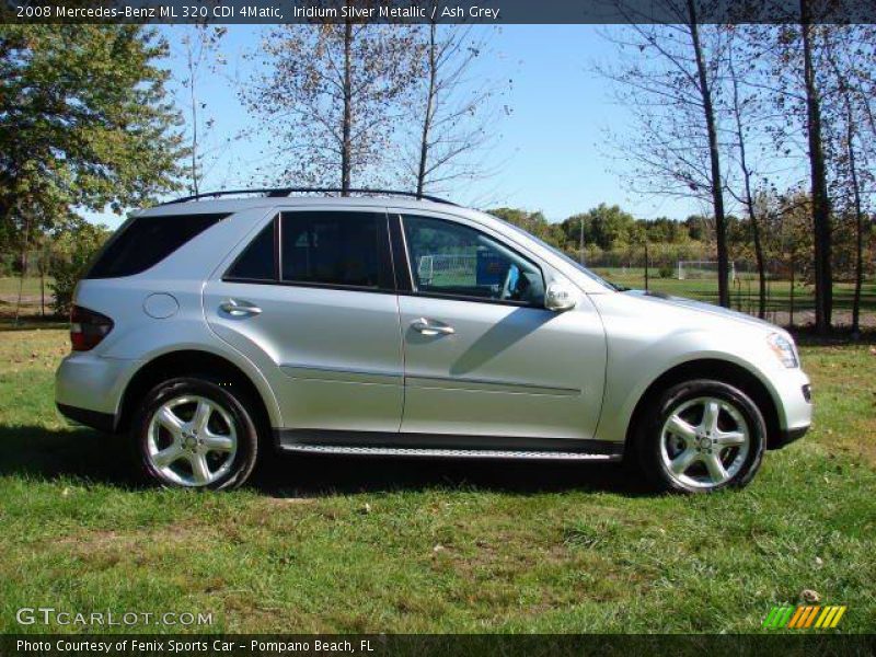 Iridium Silver Metallic / Ash Grey 2008 Mercedes-Benz ML 320 CDI 4Matic