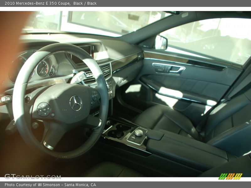 Black / Black 2010 Mercedes-Benz E 350 Coupe