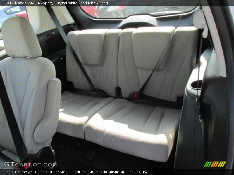 Crystal White Pearl Mica / Sand 2012 Mazda MAZDA5 Sport