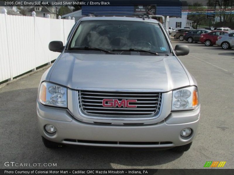 Liquid Silver Metallic / Ebony Black 2006 GMC Envoy SLE 4x4