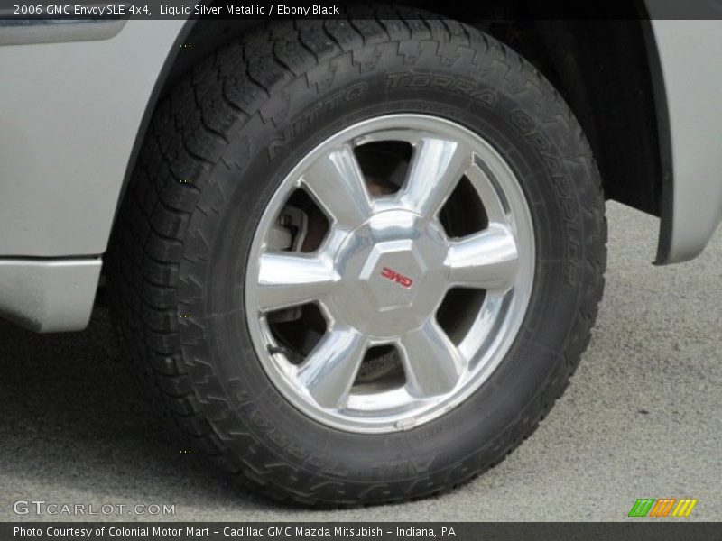 Liquid Silver Metallic / Ebony Black 2006 GMC Envoy SLE 4x4