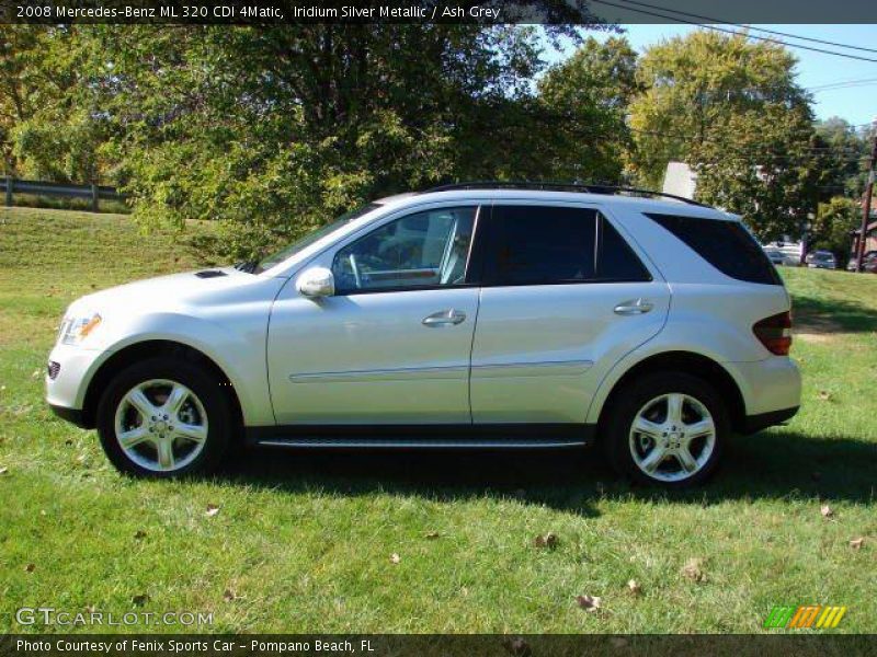 Iridium Silver Metallic / Ash Grey 2008 Mercedes-Benz ML 320 CDI 4Matic