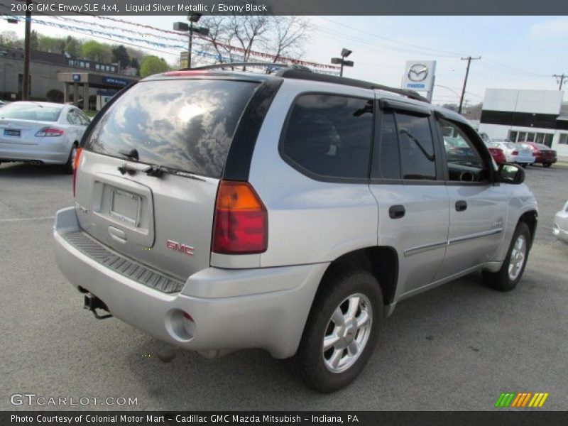 Liquid Silver Metallic / Ebony Black 2006 GMC Envoy SLE 4x4