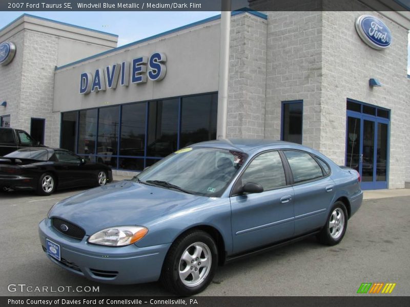 Windveil Blue Metallic / Medium/Dark Flint 2007 Ford Taurus SE