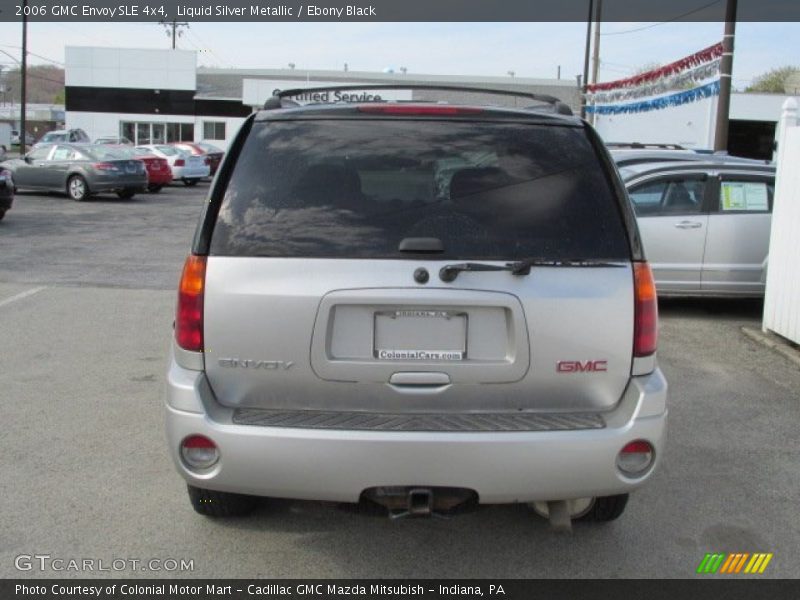 Liquid Silver Metallic / Ebony Black 2006 GMC Envoy SLE 4x4