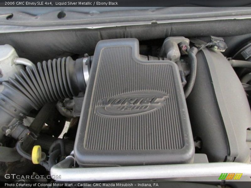 Liquid Silver Metallic / Ebony Black 2006 GMC Envoy SLE 4x4