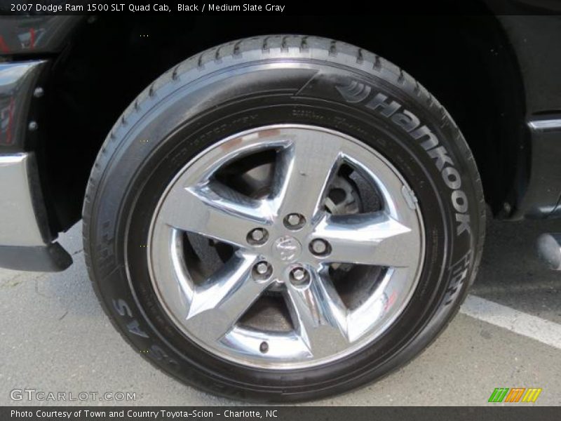 Black / Medium Slate Gray 2007 Dodge Ram 1500 SLT Quad Cab