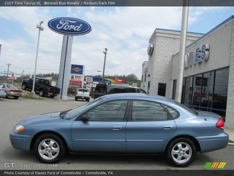 Windveil Blue Metallic / Medium/Dark Flint 2007 Ford Taurus SE