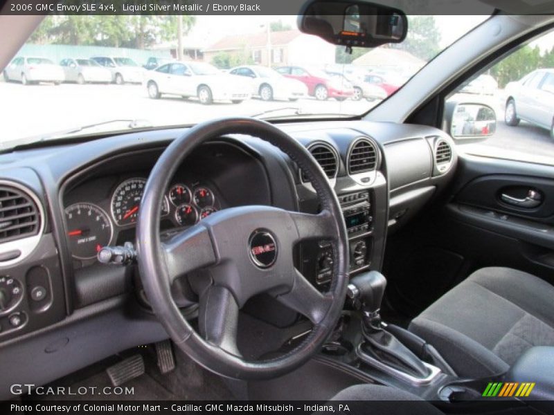 Liquid Silver Metallic / Ebony Black 2006 GMC Envoy SLE 4x4