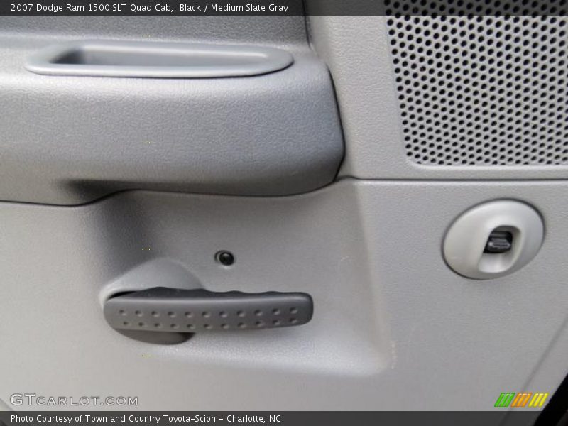 Black / Medium Slate Gray 2007 Dodge Ram 1500 SLT Quad Cab