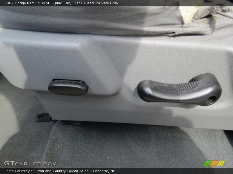Black / Medium Slate Gray 2007 Dodge Ram 1500 SLT Quad Cab