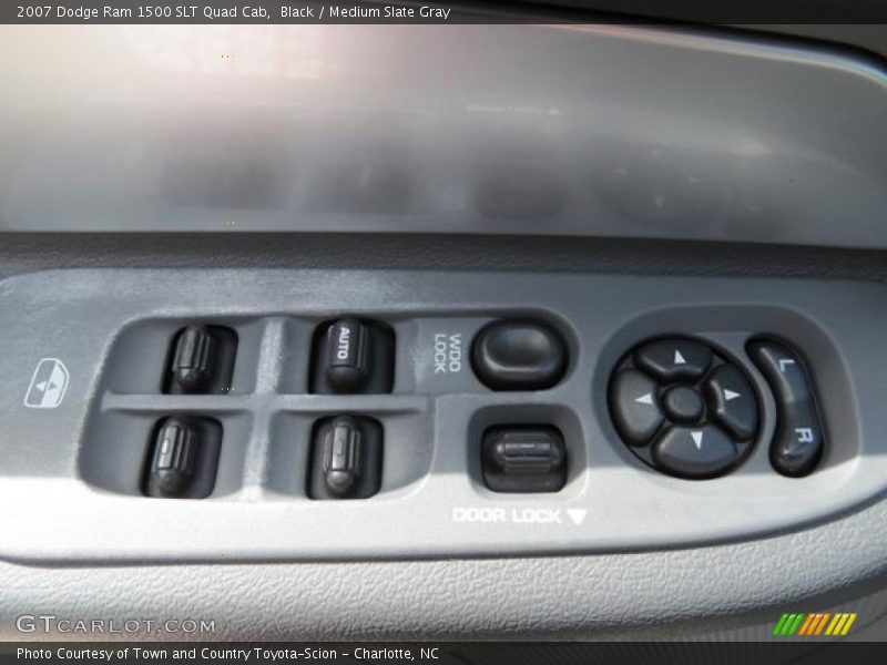 Black / Medium Slate Gray 2007 Dodge Ram 1500 SLT Quad Cab