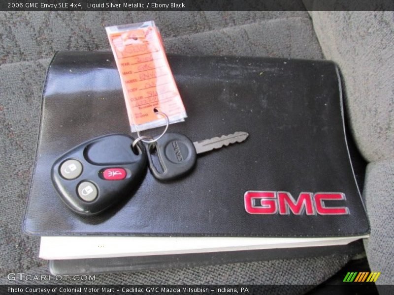 Liquid Silver Metallic / Ebony Black 2006 GMC Envoy SLE 4x4