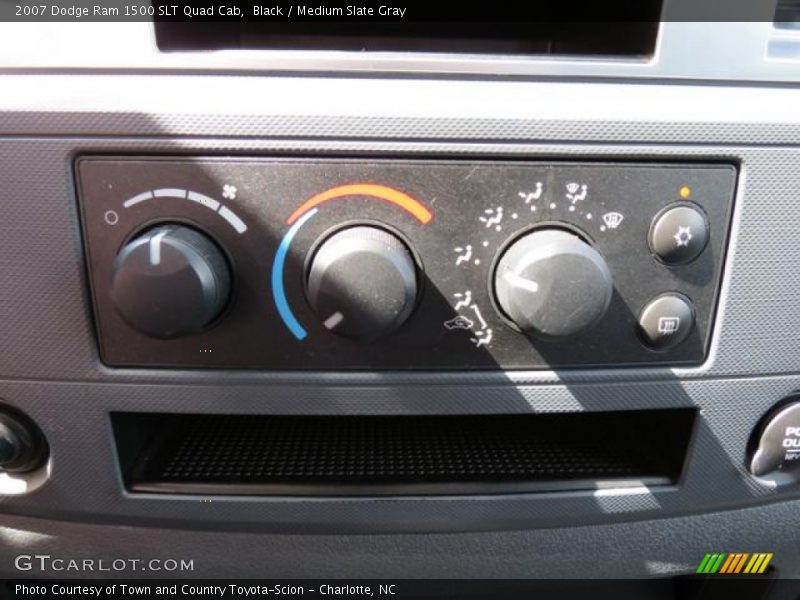 Black / Medium Slate Gray 2007 Dodge Ram 1500 SLT Quad Cab