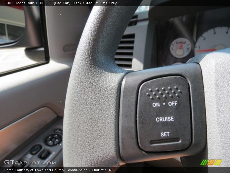 Black / Medium Slate Gray 2007 Dodge Ram 1500 SLT Quad Cab