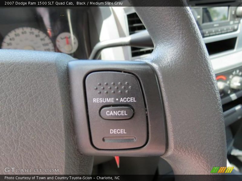 Black / Medium Slate Gray 2007 Dodge Ram 1500 SLT Quad Cab