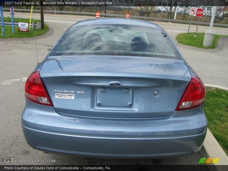 Windveil Blue Metallic / Medium/Dark Flint 2007 Ford Taurus SE