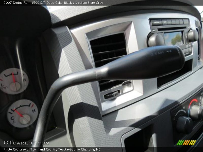 Black / Medium Slate Gray 2007 Dodge Ram 1500 SLT Quad Cab