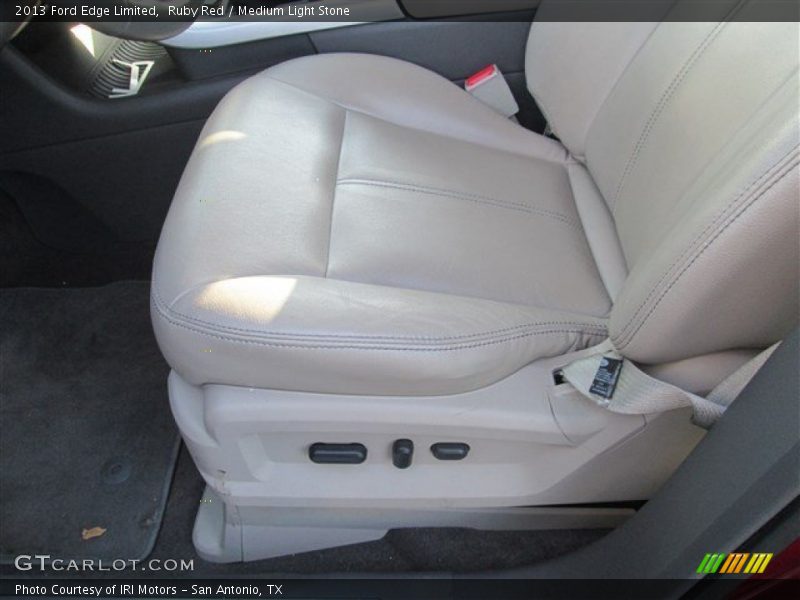 Ruby Red / Medium Light Stone 2013 Ford Edge Limited
