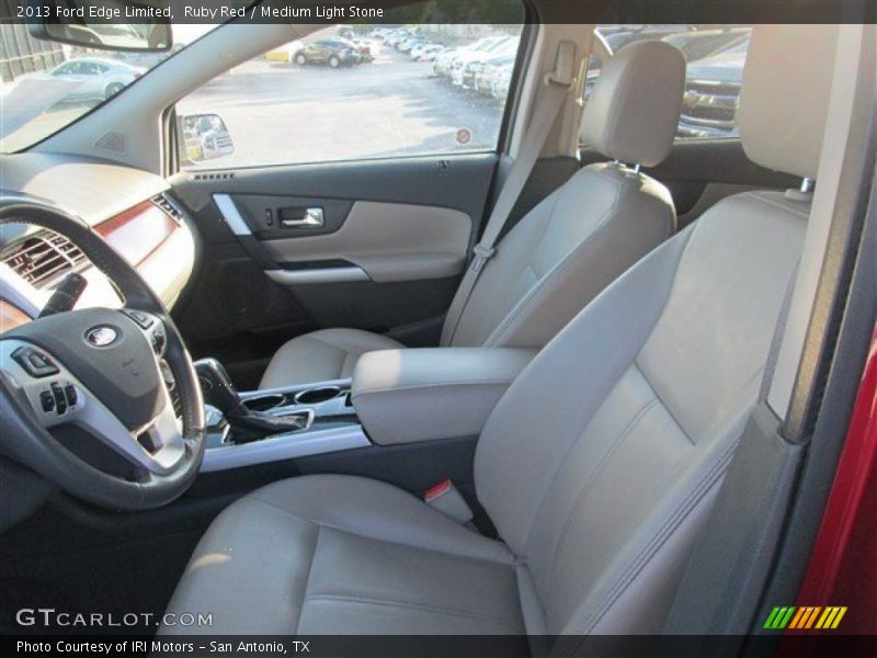 Ruby Red / Medium Light Stone 2013 Ford Edge Limited