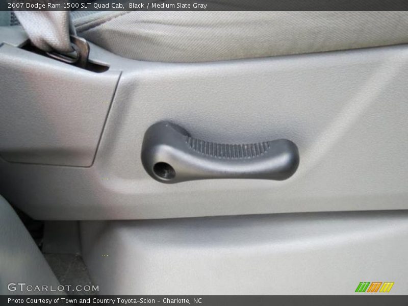 Black / Medium Slate Gray 2007 Dodge Ram 1500 SLT Quad Cab