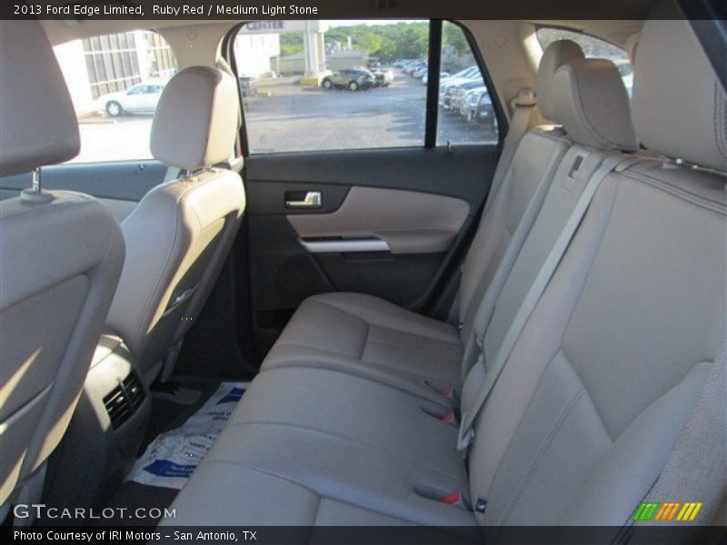 Ruby Red / Medium Light Stone 2013 Ford Edge Limited