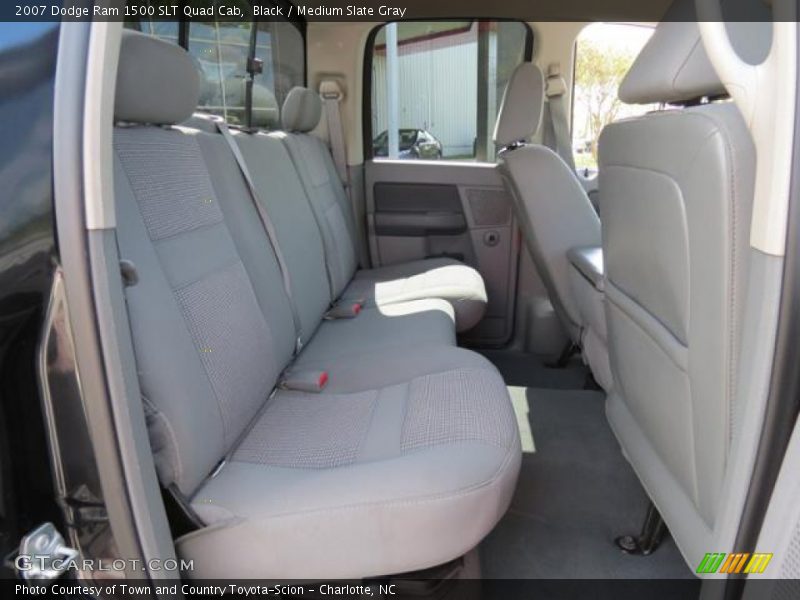 Black / Medium Slate Gray 2007 Dodge Ram 1500 SLT Quad Cab