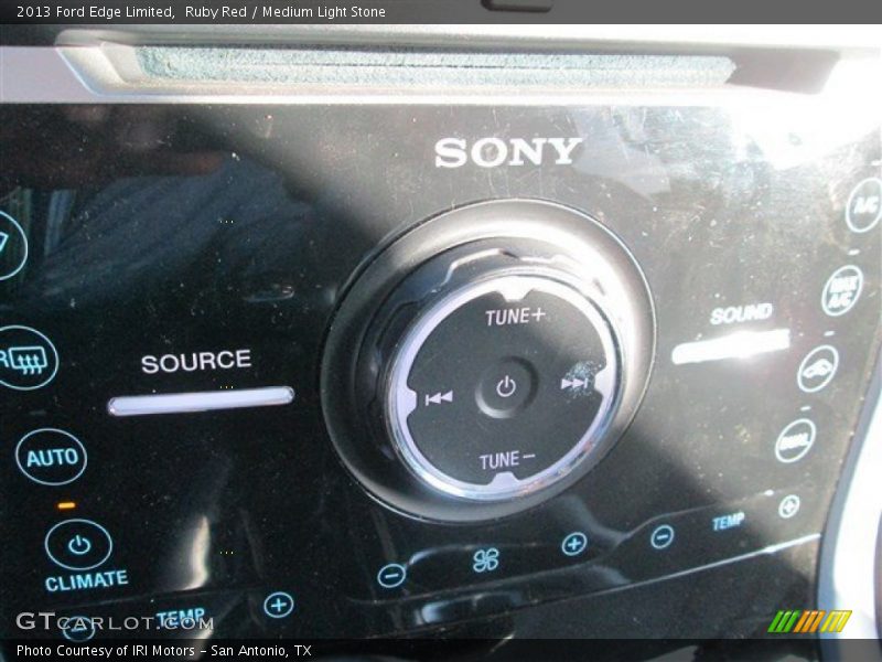 Ruby Red / Medium Light Stone 2013 Ford Edge Limited