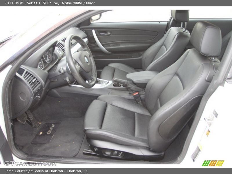  2011 1 Series 135i Coupe Black Interior