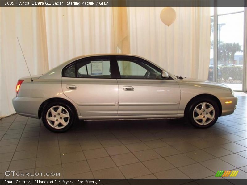 Sterling Metallic / Gray 2005 Hyundai Elantra GLS Sedan