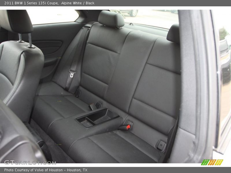 Rear Seat of 2011 1 Series 135i Coupe