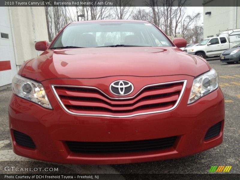 Barcelona Red Metallic / Ash Gray 2010 Toyota Camry LE V6
