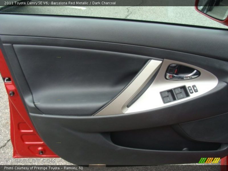 Barcelona Red Metallic / Dark Charcoal 2011 Toyota Camry SE V6