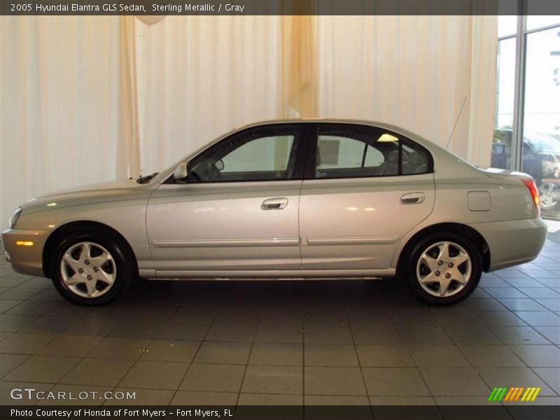 Sterling Metallic / Gray 2005 Hyundai Elantra GLS Sedan