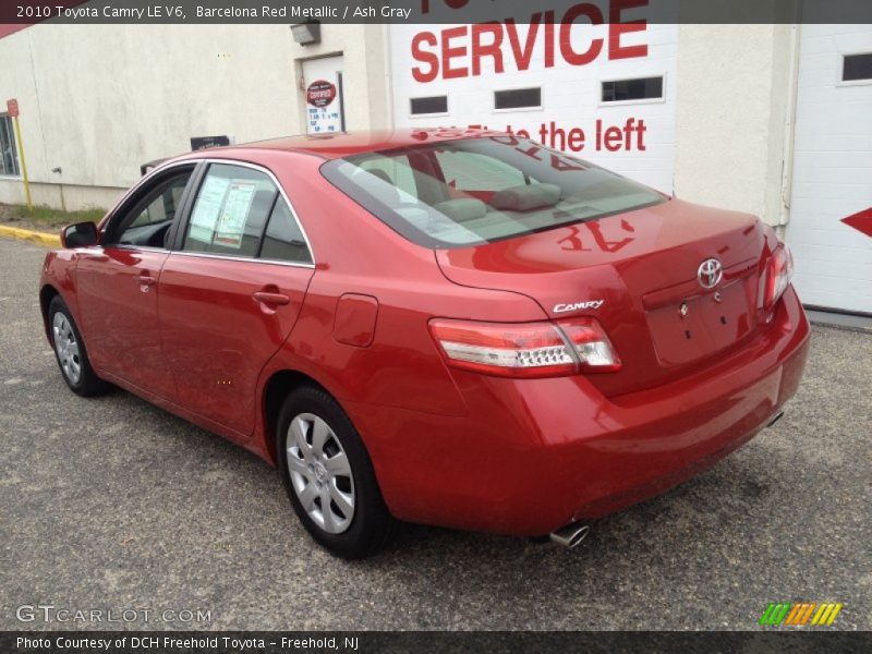 Barcelona Red Metallic / Ash Gray 2010 Toyota Camry LE V6