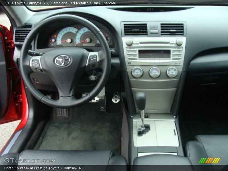Barcelona Red Metallic / Dark Charcoal 2011 Toyota Camry SE V6