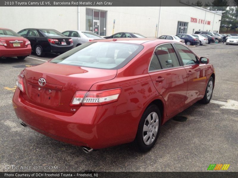 Barcelona Red Metallic / Ash Gray 2010 Toyota Camry LE V6