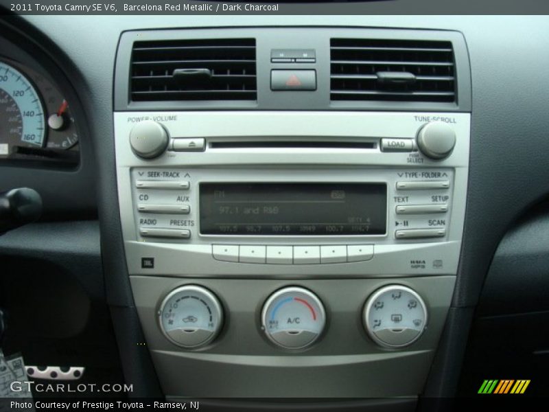 Barcelona Red Metallic / Dark Charcoal 2011 Toyota Camry SE V6