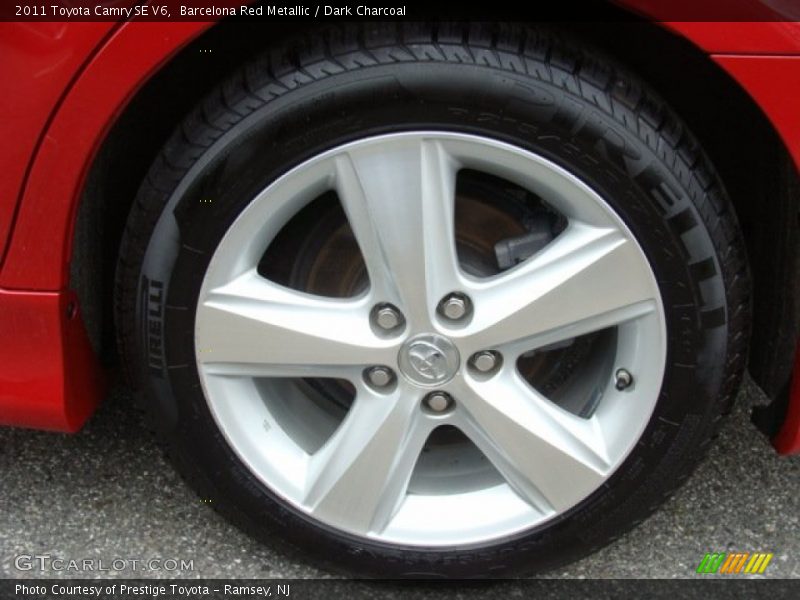 Barcelona Red Metallic / Dark Charcoal 2011 Toyota Camry SE V6