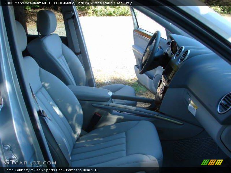 Iridium Silver Metallic / Ash Grey 2008 Mercedes-Benz ML 320 CDI 4Matic