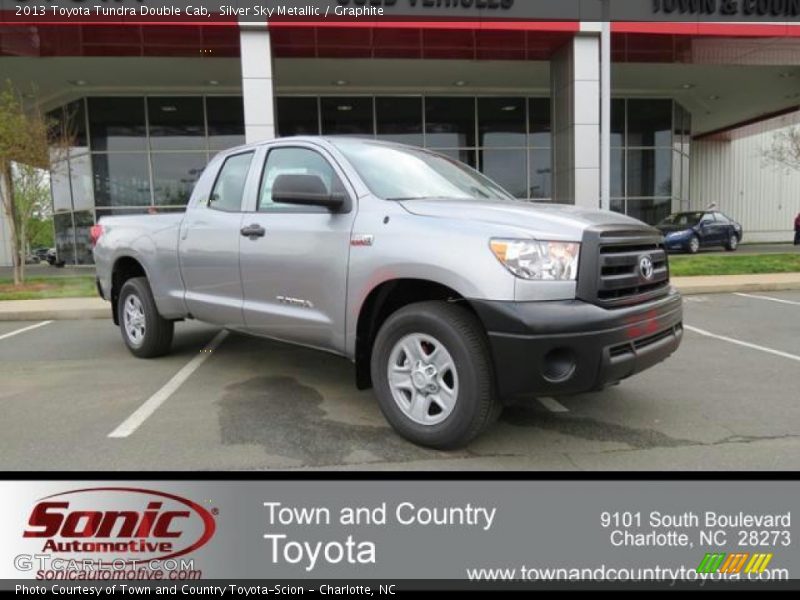 Silver Sky Metallic / Graphite 2013 Toyota Tundra Double Cab
