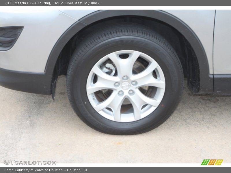 Liquid Silver Meatllic / Black 2012 Mazda CX-9 Touring