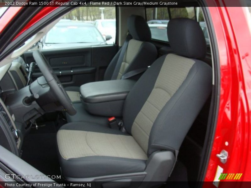 Front Seat of 2012 Ram 1500 ST Regular Cab 4x4