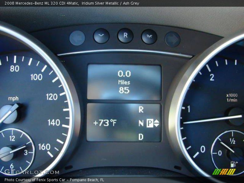 Iridium Silver Metallic / Ash Grey 2008 Mercedes-Benz ML 320 CDI 4Matic