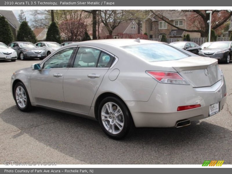 Palladium Silver Metallic / Taupe 2010 Acura TL 3.5 Technology