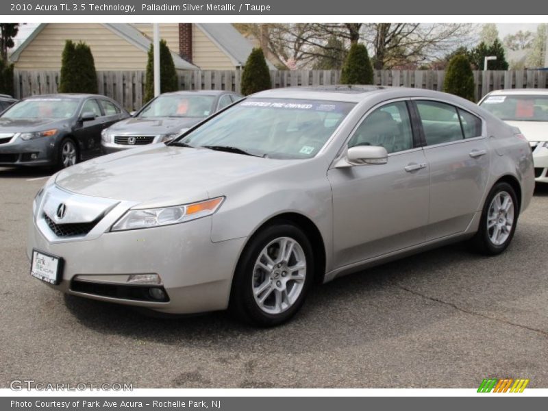 Palladium Silver Metallic / Taupe 2010 Acura TL 3.5 Technology
