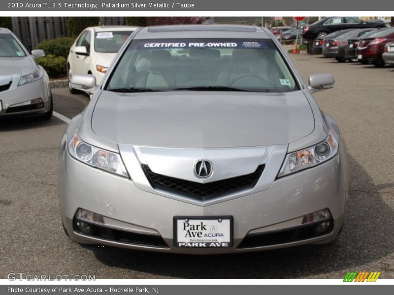 Palladium Silver Metallic / Taupe 2010 Acura TL 3.5 Technology
