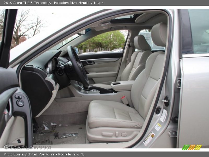 Palladium Silver Metallic / Taupe 2010 Acura TL 3.5 Technology